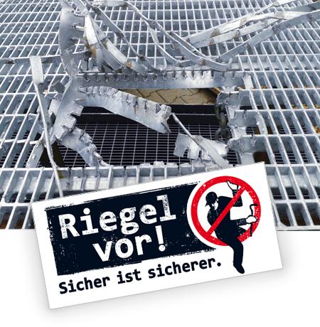 Einbruchsichere Sicherheitsgitterroste